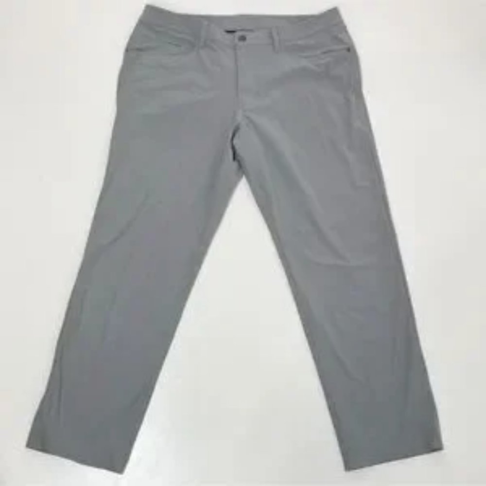 Lululemon Mens ABC Classic Fit Pants Warpstreme Asphalt Gray 34